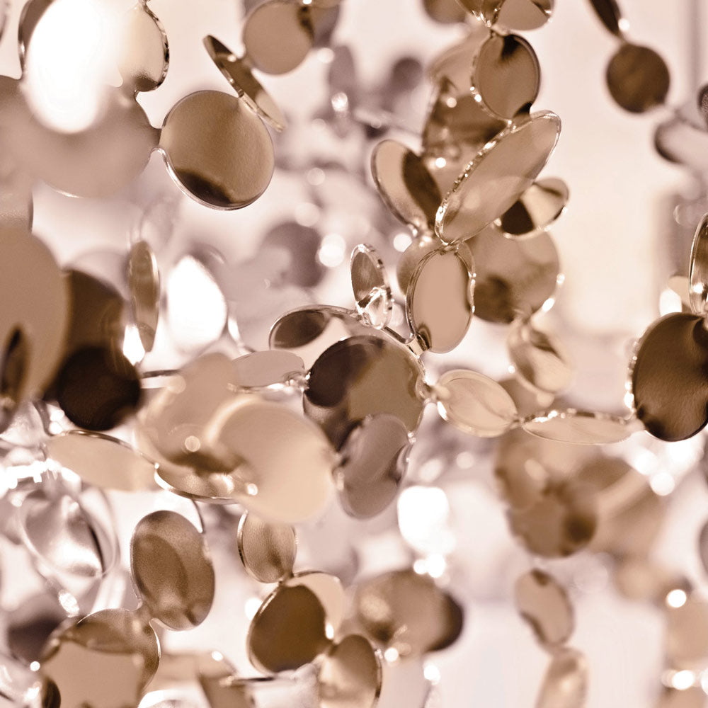 Argent Round Multi Light Pendant Light in Detail.