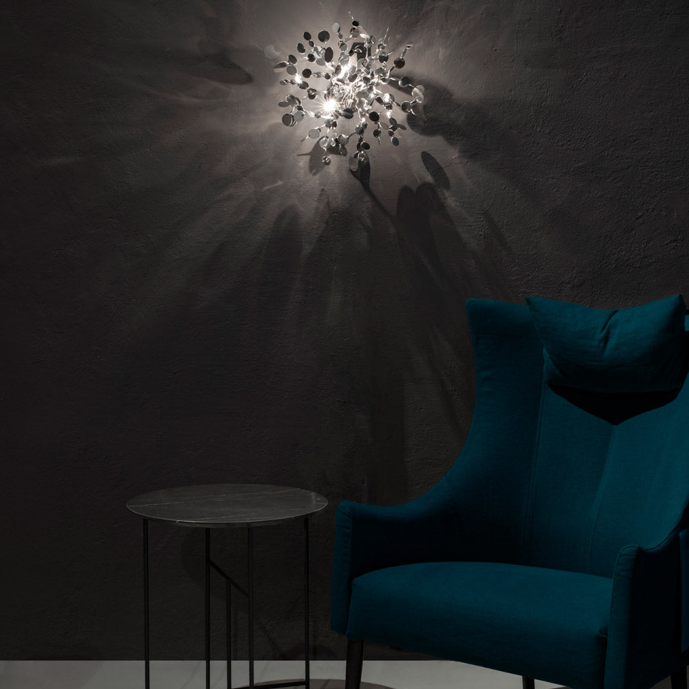 Argent Wall Light in living room.