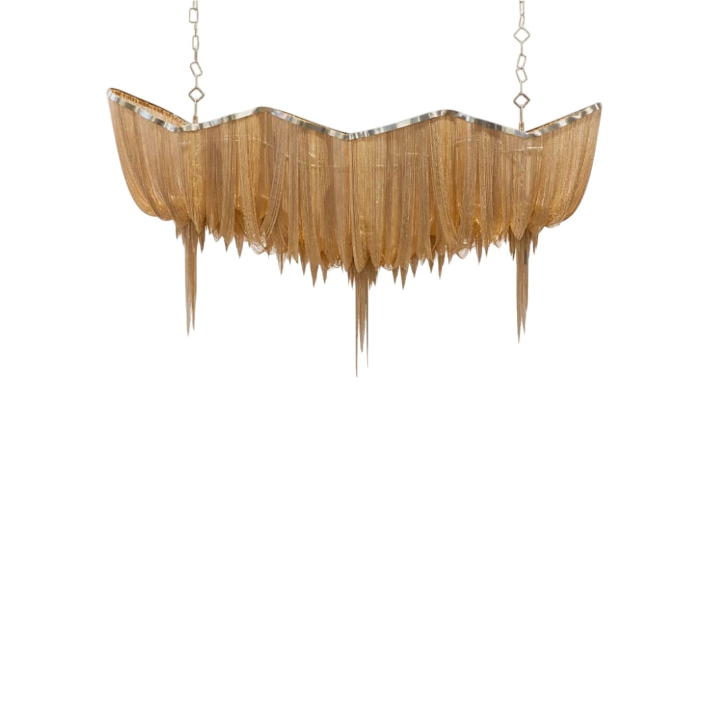 Atlantis Linear Chandelier in Champagne Plated (Medium).