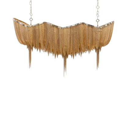 Atlantis Linear Chandelier in Champagne Plated (Large).