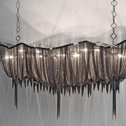 Atlantis Linear Chandelier in Detail.