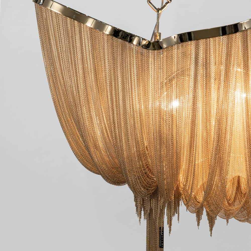 Atlantis Linear Chandelier in Detail.