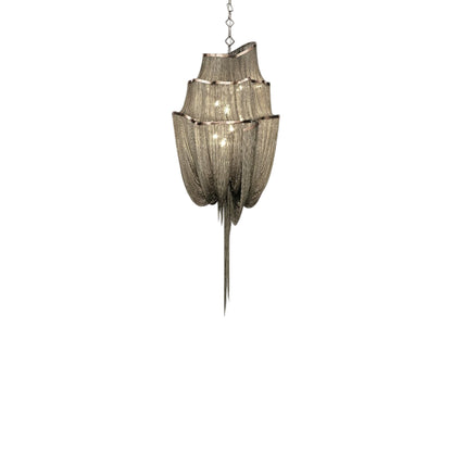 Atlantis Three-Tier Chandelier in Brushed Bronze Plated (Medium).