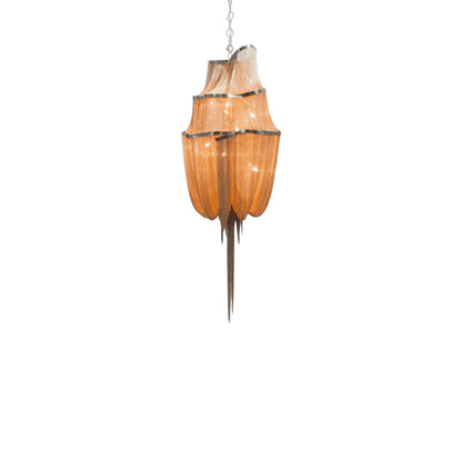 Atlantis Three-Tier Chandelier in Brushed Champagne Plated (Medium).