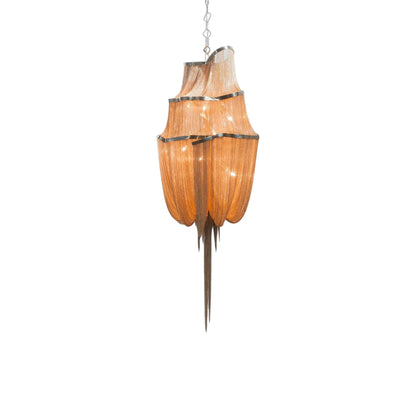 Atlantis Three-Tier Chandelier in Brushed Champagne Plated (Large).