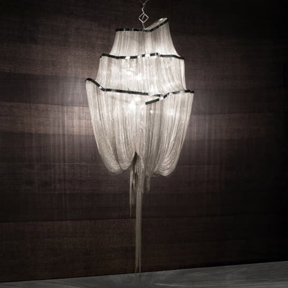 Atlantis Three-Tier Chandelier in Detail.