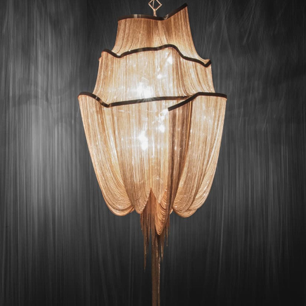 Atlantis Three-Tier Chandelier in Detail.