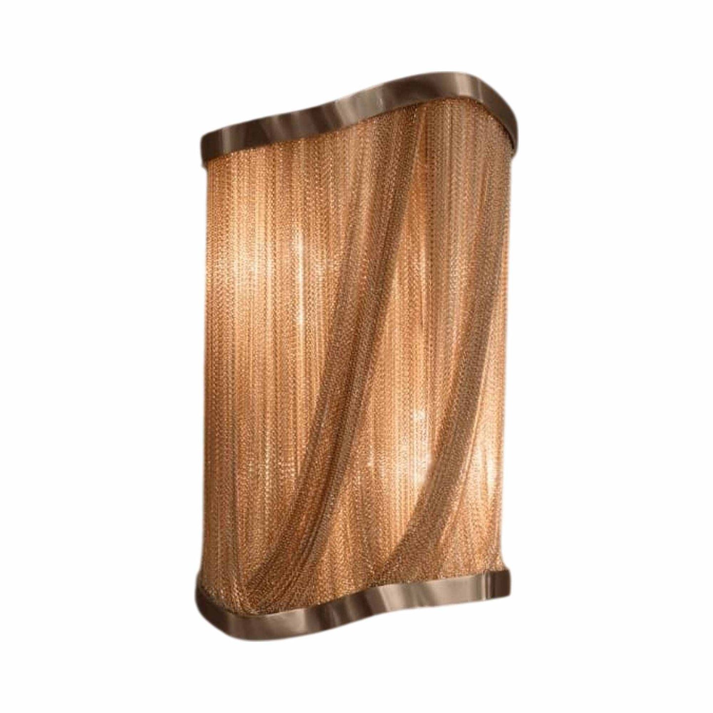 Atlantis Wall Light in Brushed Champagne Plated (Small).