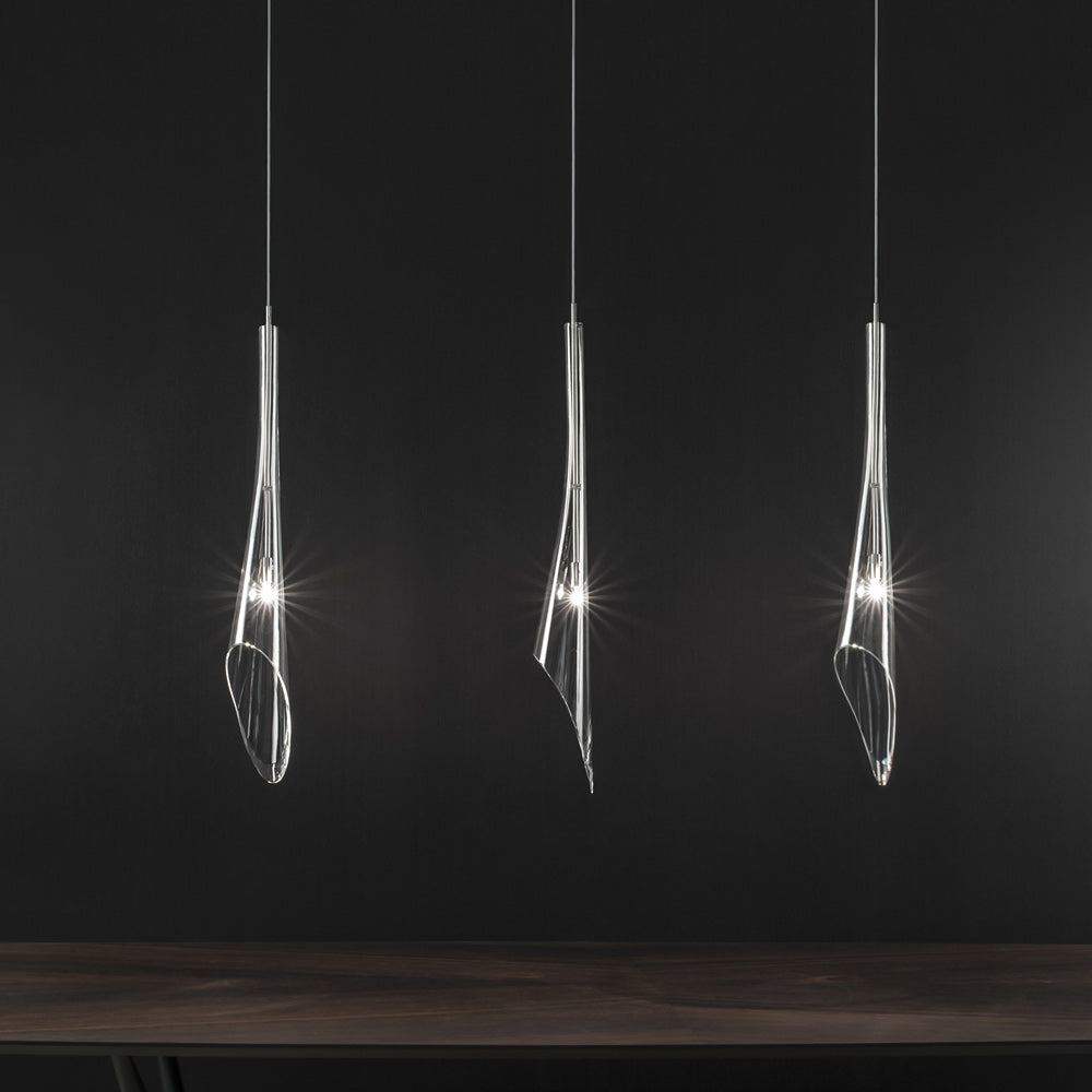 Calle Linear Pendant Light in Detail.