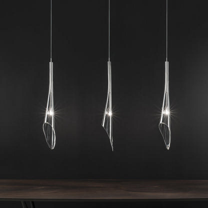Calle Linear Pendant Light in Detail.