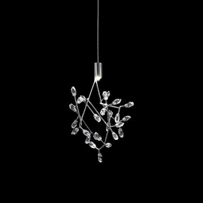 Core LED Pendant Light in Nickel Plated.
