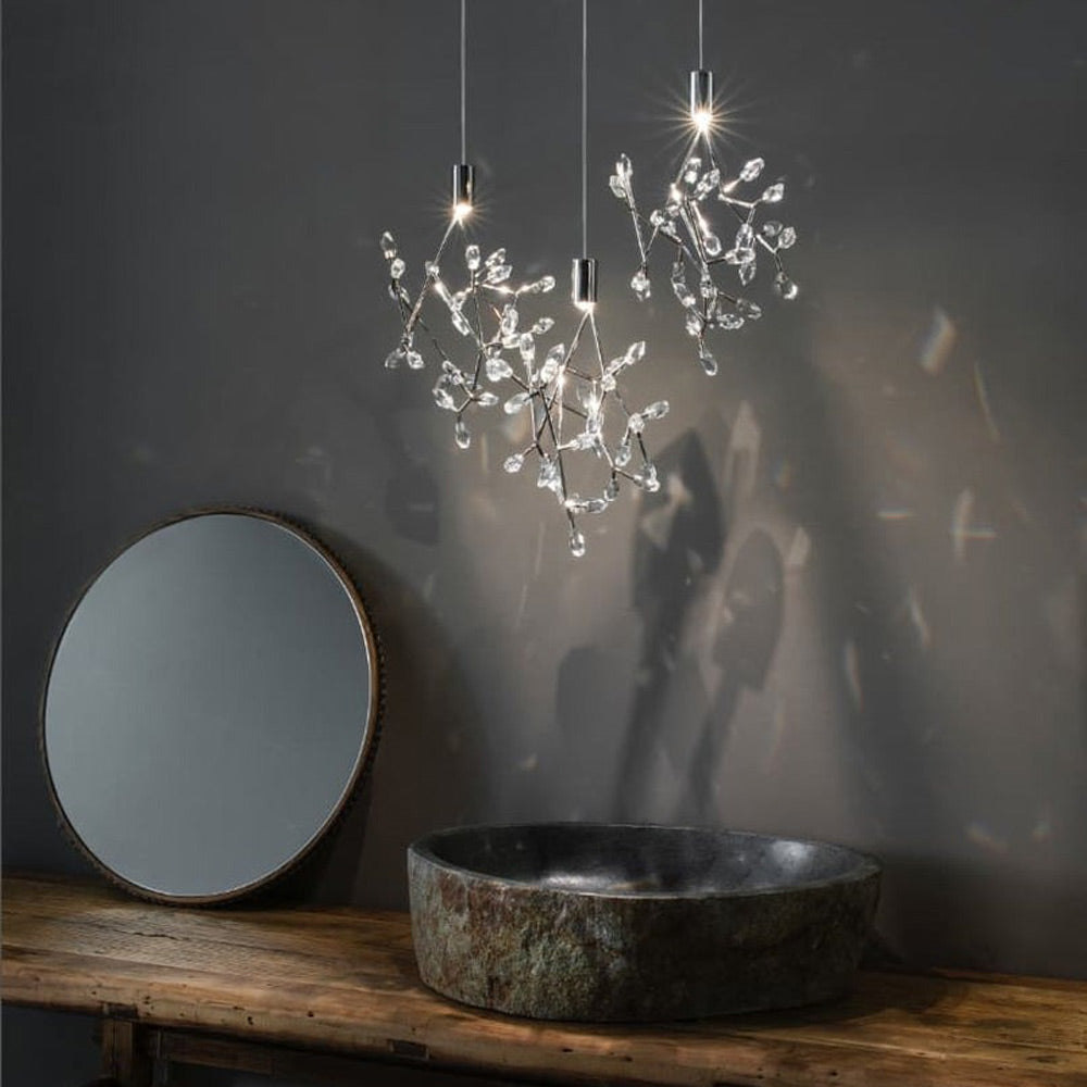 Core LED Pendant Light in bathroom.