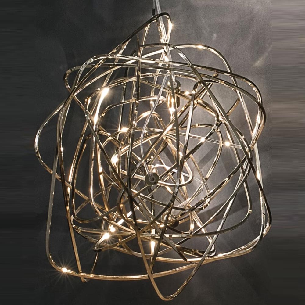 Doodle Chandelier in Gold Plated.