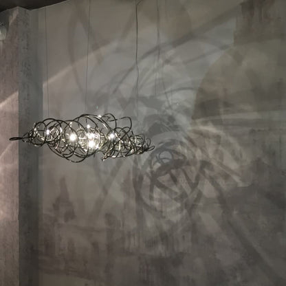 Doodle Linear Chandelier in Detail.