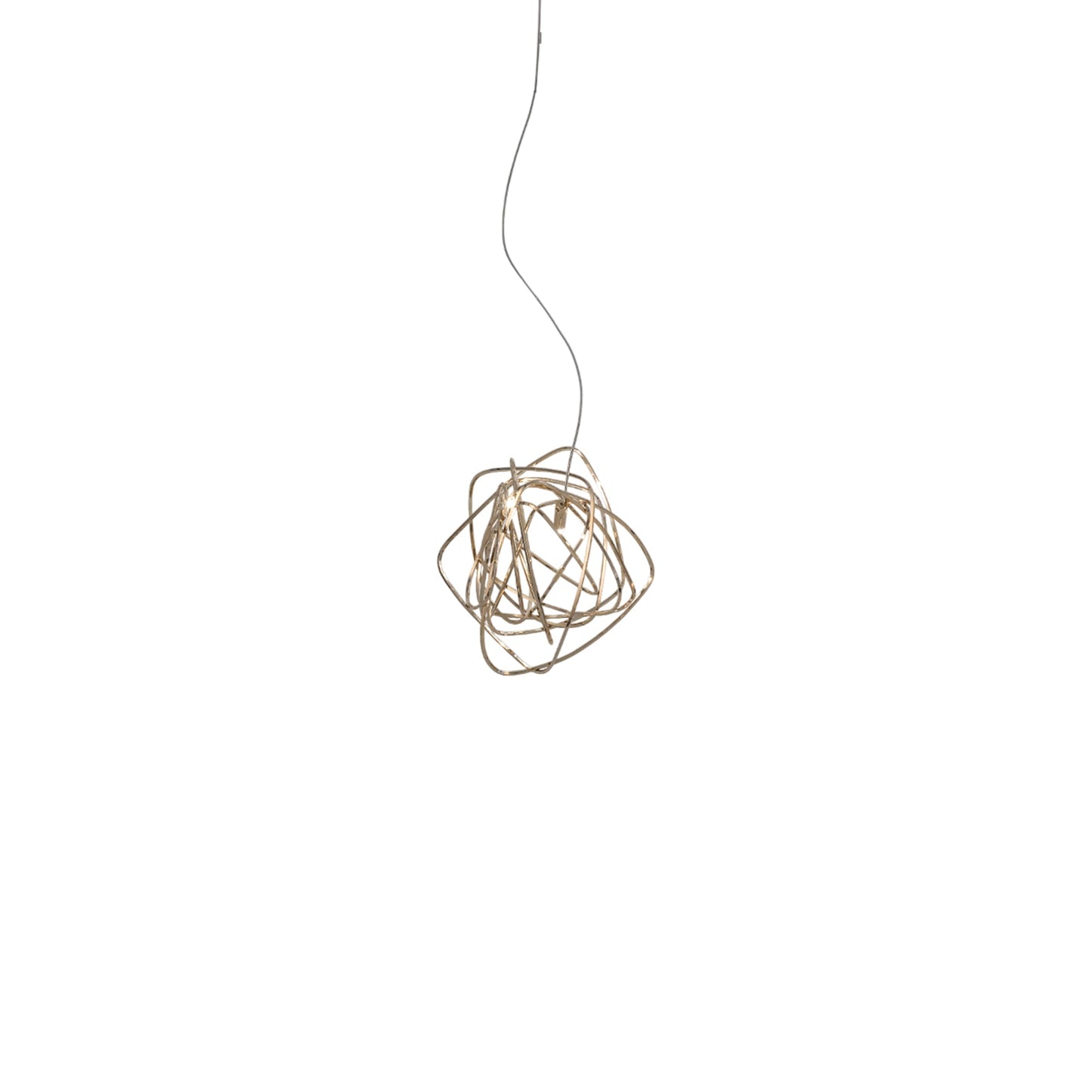 Doodle Pendant Light in Gold Plated.