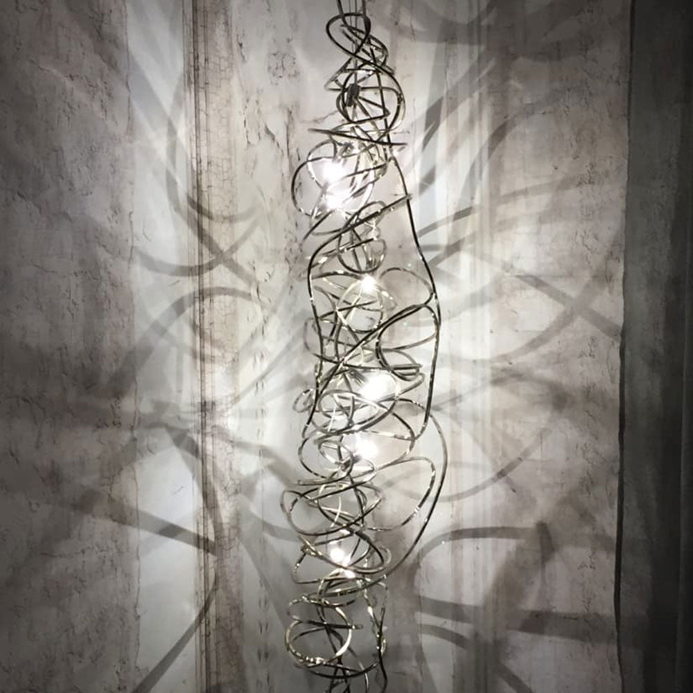 Doodle Vertical Chandelier in Detail.