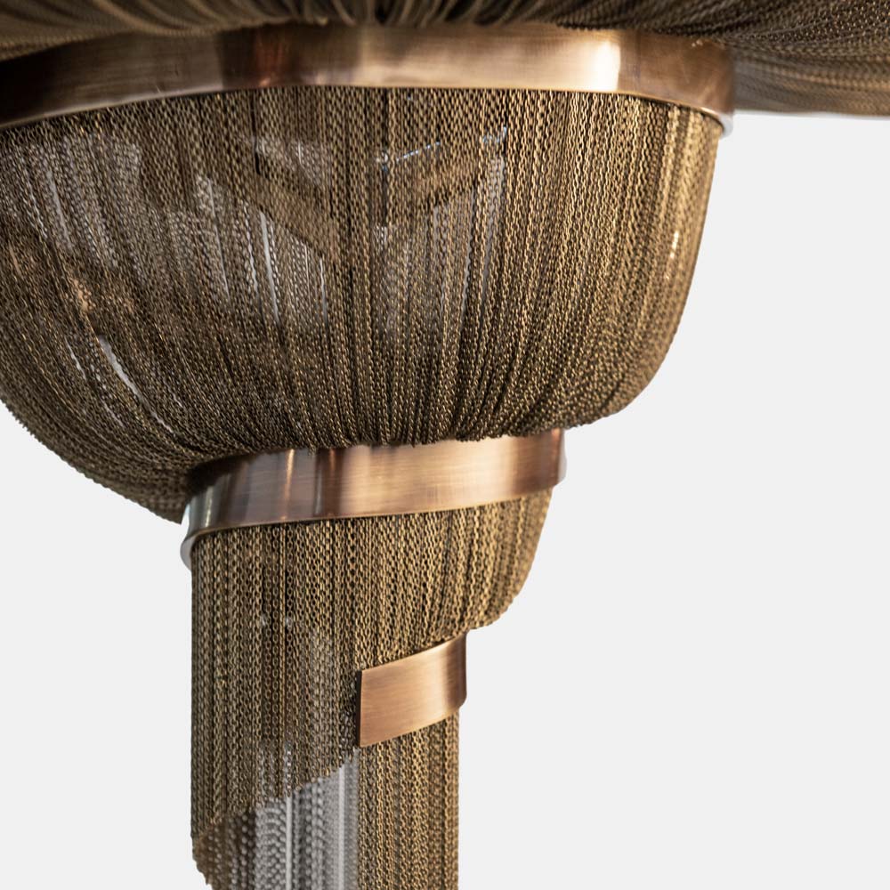 Epoque Vertical LED Chandelier in Detail.
