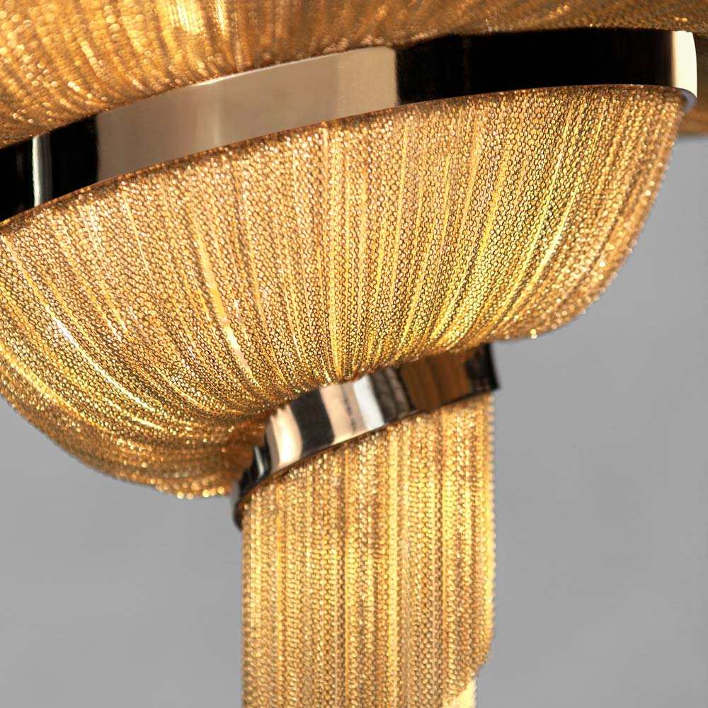 Epoque Vertical LED Chandelier in Detail.