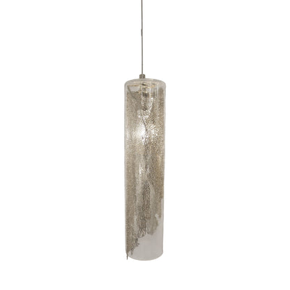 Frame Cylinder Pendant Light in Silver Plated (Large).