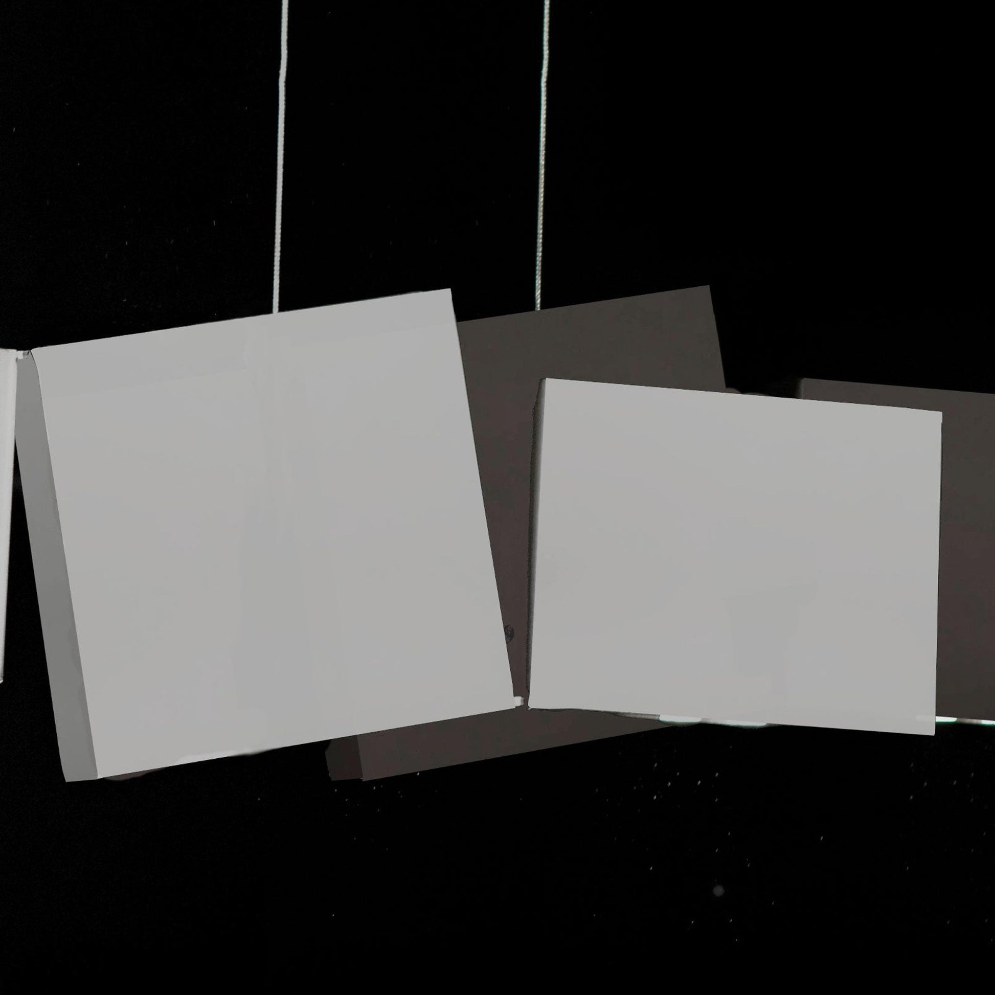 Gaia Double Linear LED Chandelier in Detail.