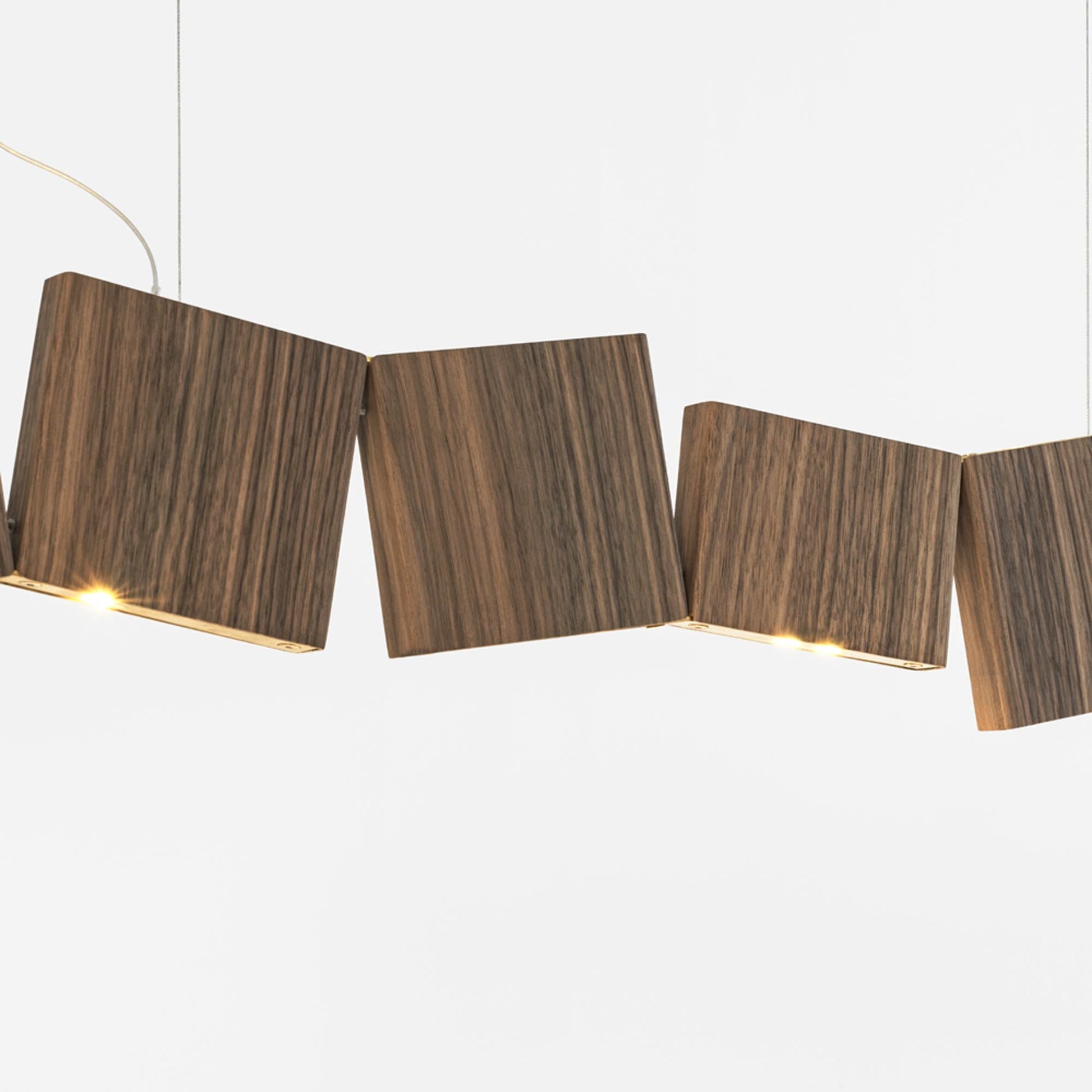 Gaia Linear LED Chandelier in Detail.