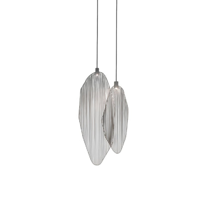 Harpe LED Pendant Light in Matte Pearl (Large).