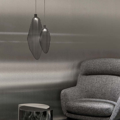 Harpe LED Pendant Light in living room.