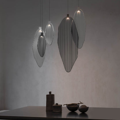 Harpe Multi Light LED Pendant Light in dining room.