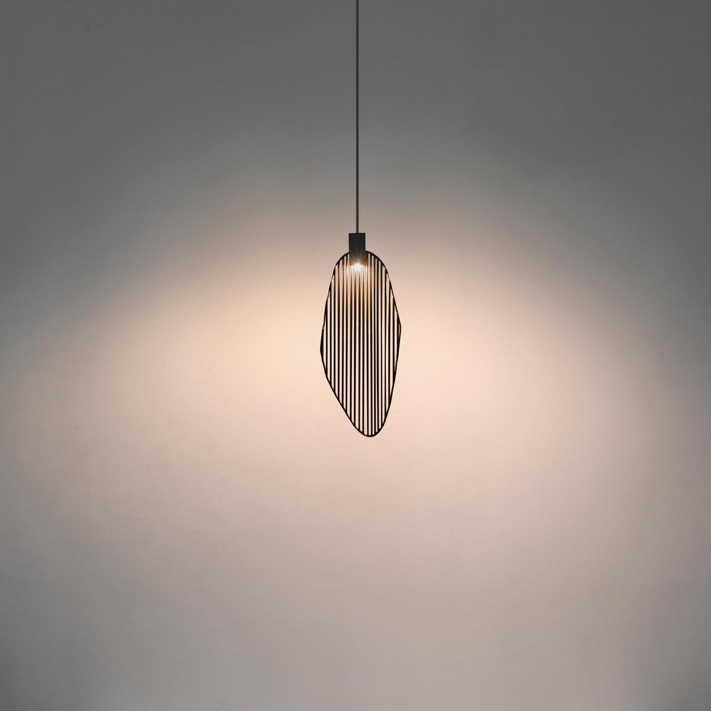 Harpe Single LED Pendant Light in Detail.