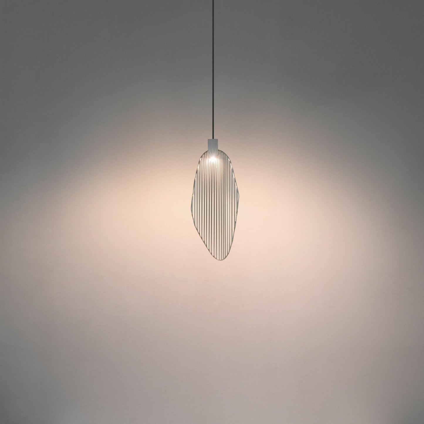 Harpe Single LED Pendant Light in Detail.