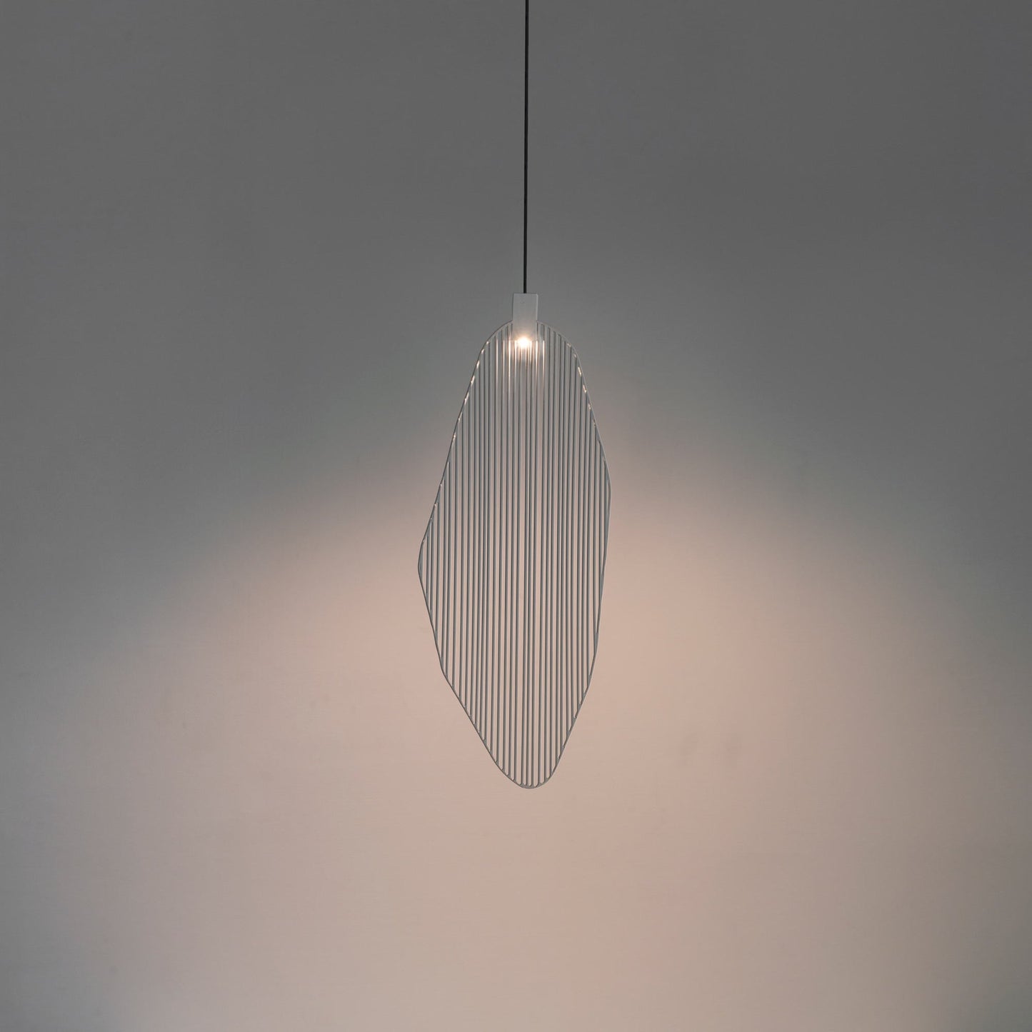 Harpe Single LED Pendant Light in Detail.