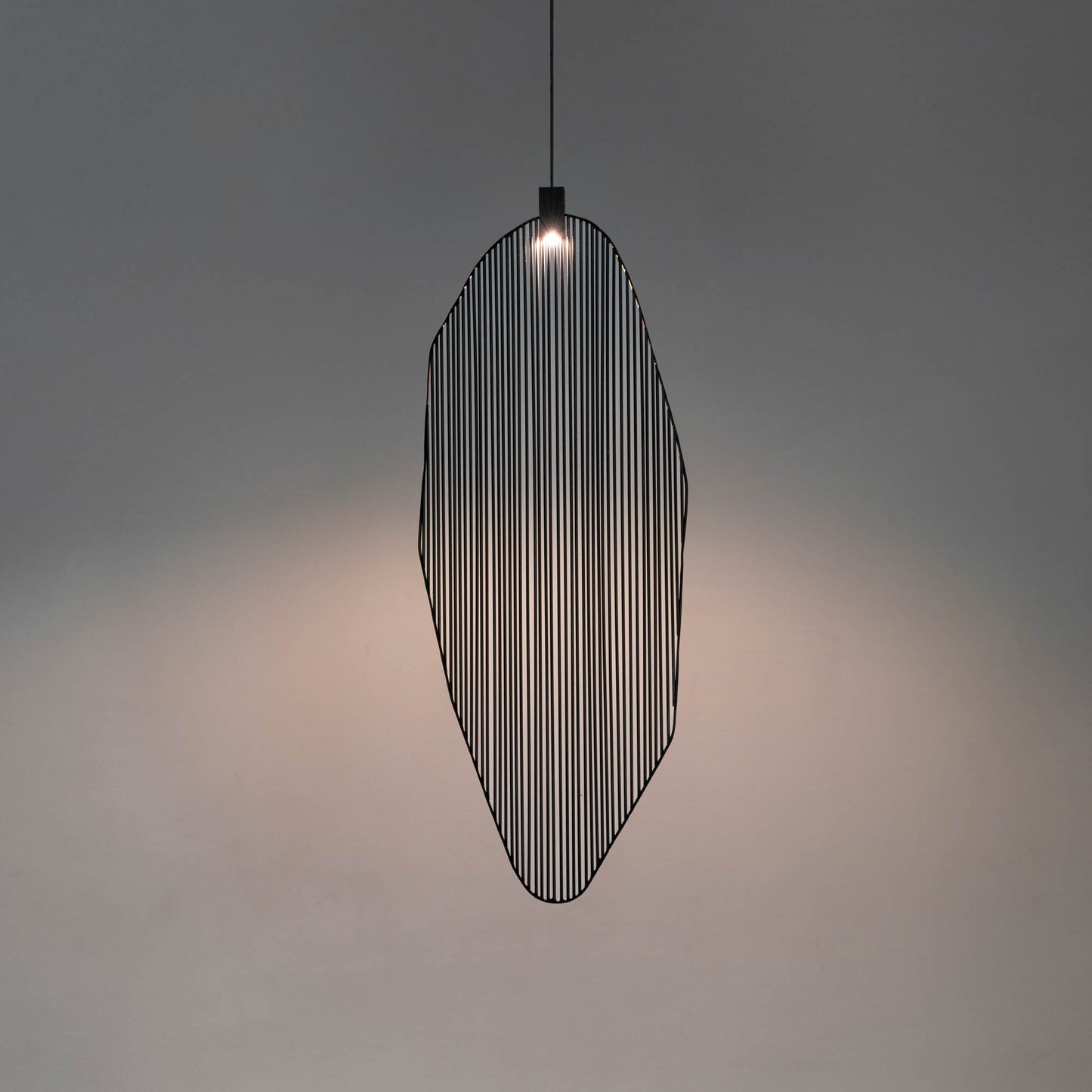Harpe Single LED Pendant Light in Detail.