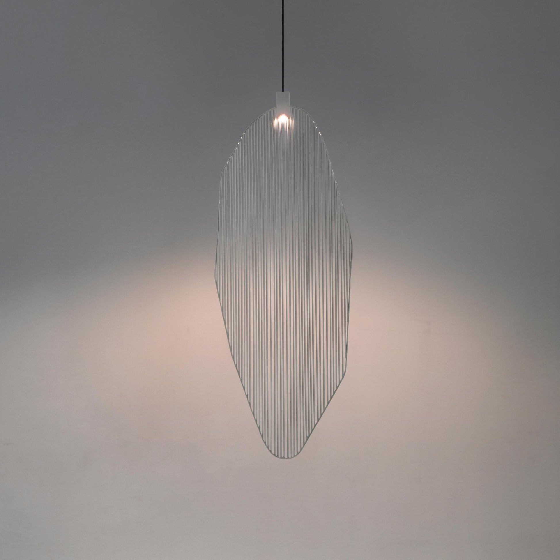 Harpe Single LED Pendant Light in Detail.