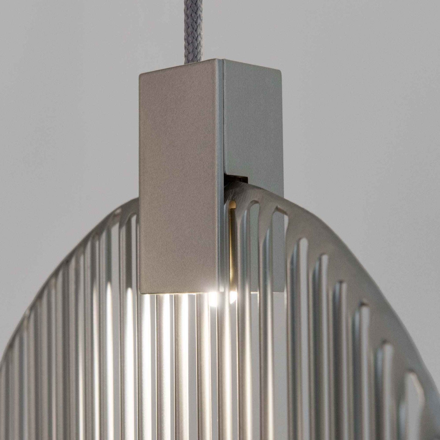 Harpe Single LED Pendant Light in Detail.