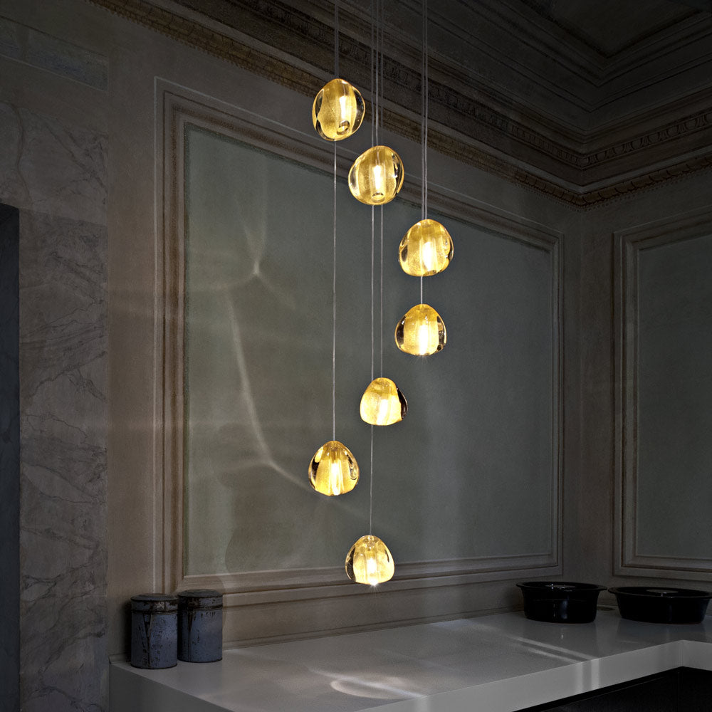Mizu Pendant Light in dining room.