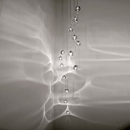 Mizu Rectangular Multi Light Pendant Light.