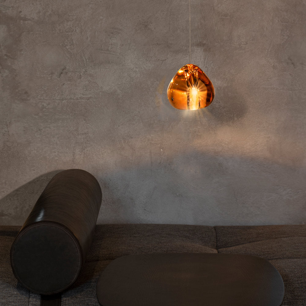 Mizu Single Pendant Light in living room.