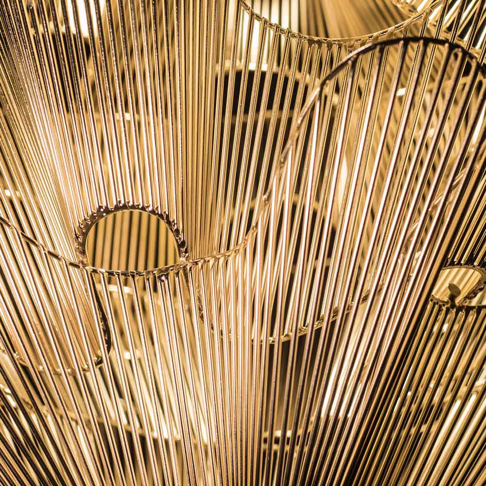 Moiré LED Pendant Light in Detail.