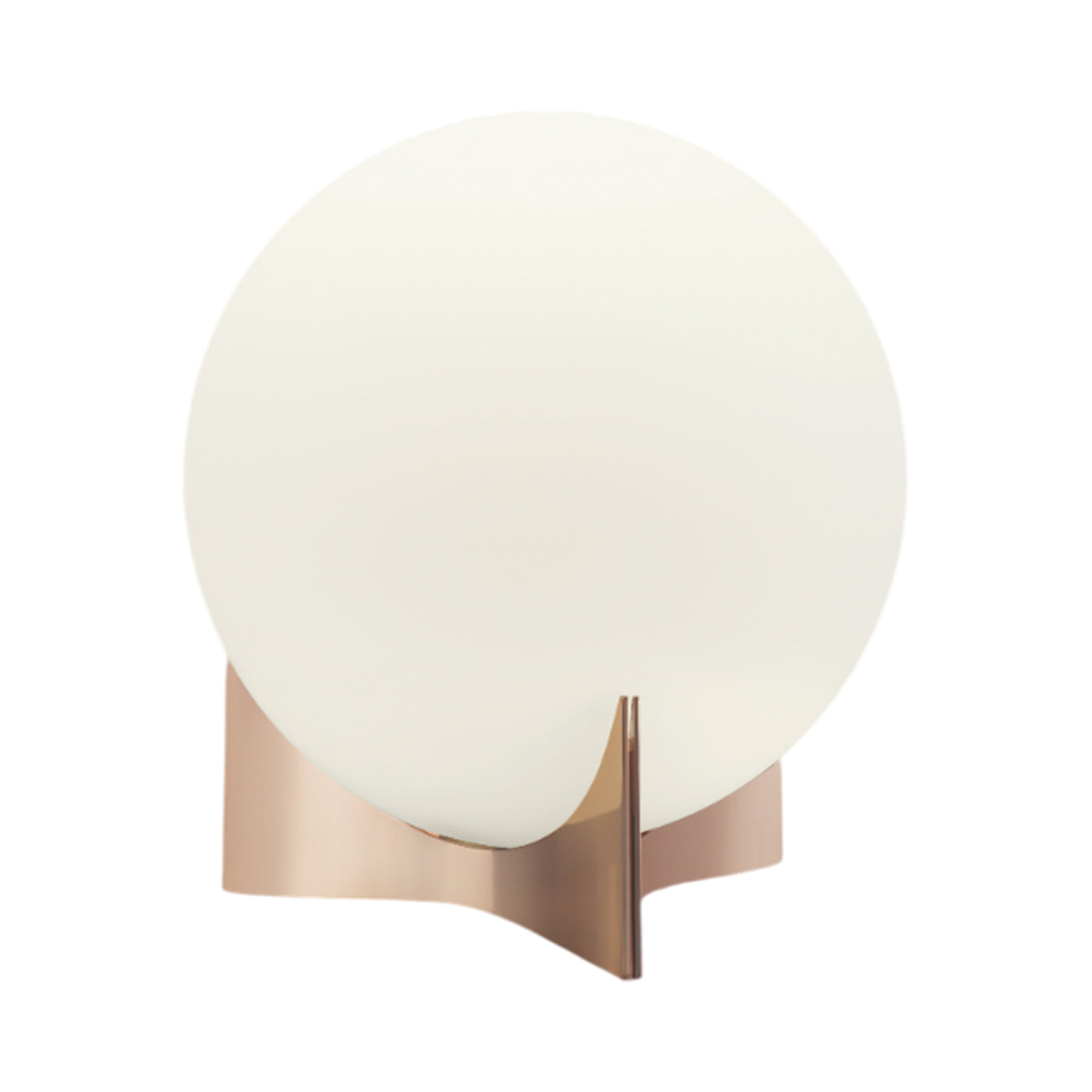 Oscar Table Lamp in Rose Gold Plated.
