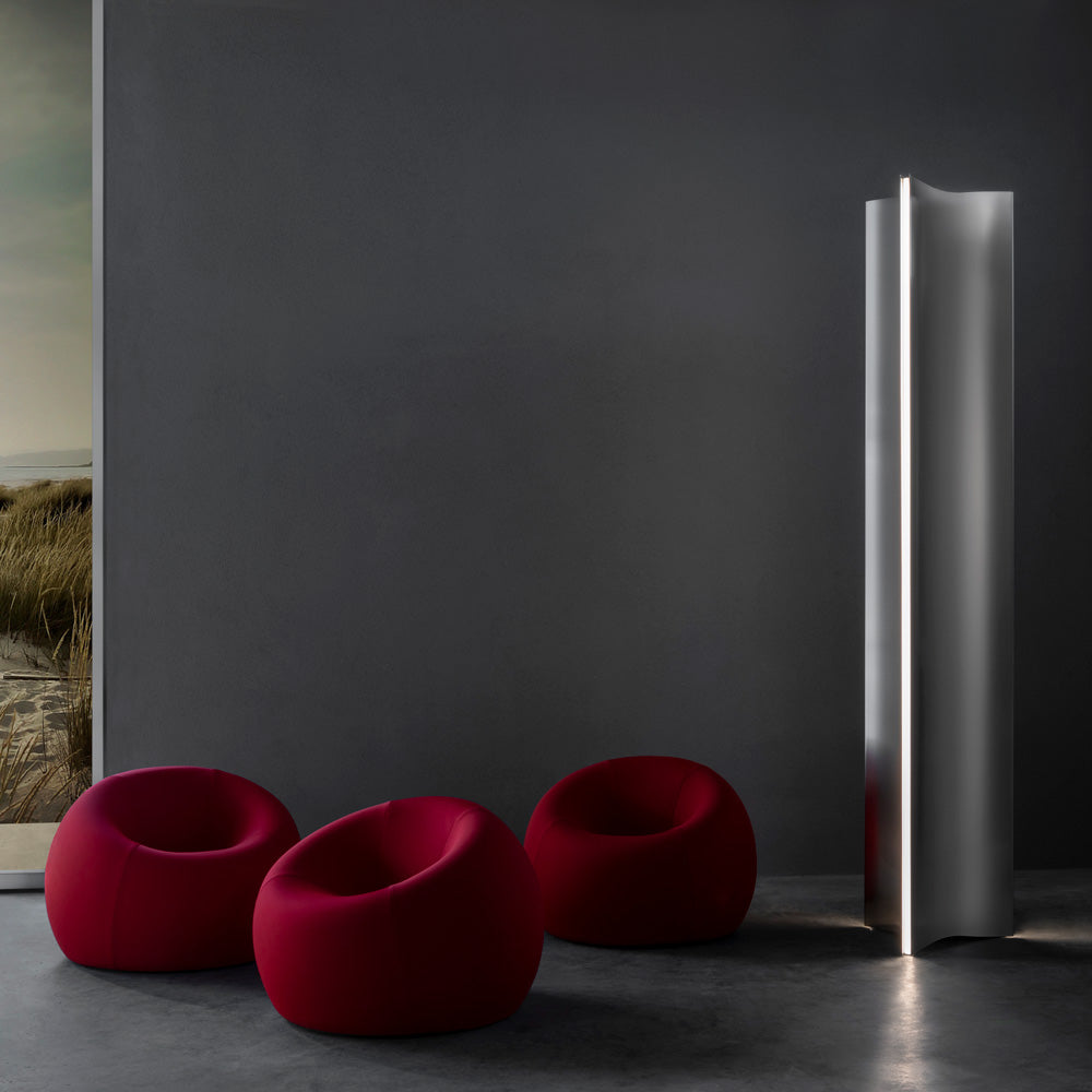 Stanley LED Floor Lamp in living room.