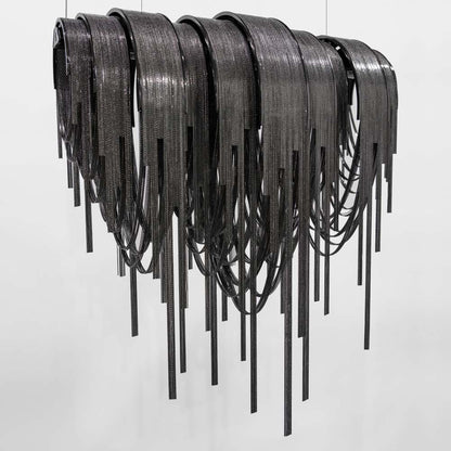 Volver Linear LED Chandelier in Detail.