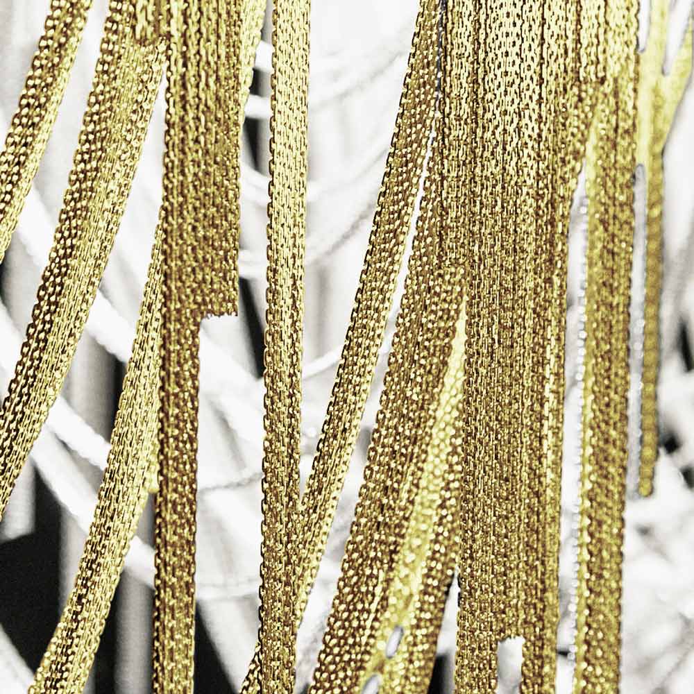 Volver Linear LED Chandelier in Detail.