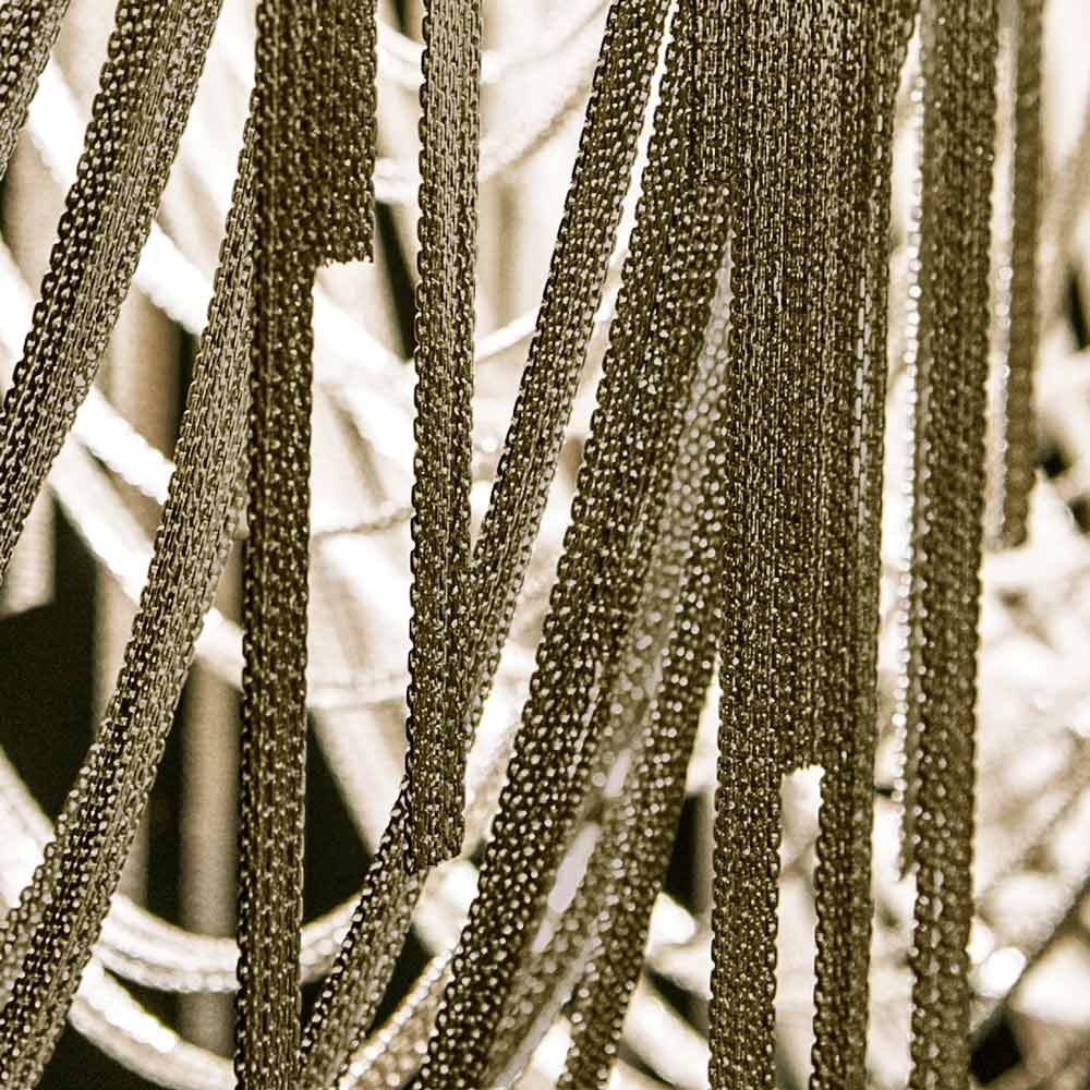 Volver Round LED Chandelier in Detail.