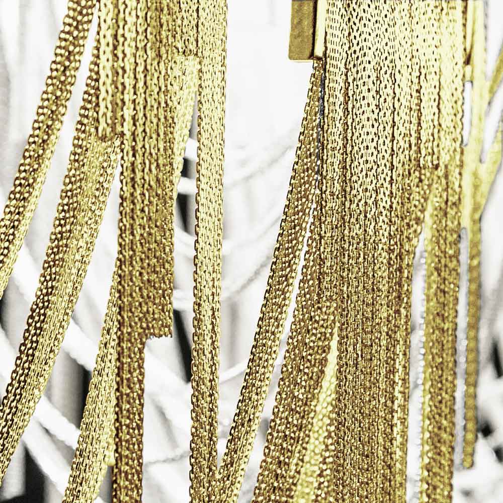 Volver Round LED Chandelier in Detail.