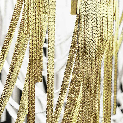 Volver Round LED Chandelier in Detail.