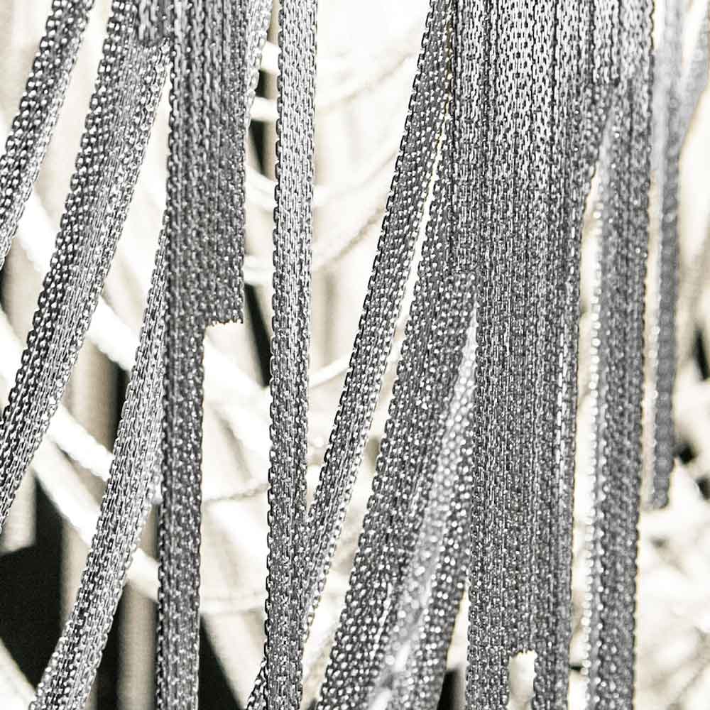 Volver Round LED Chandelier in Detail.