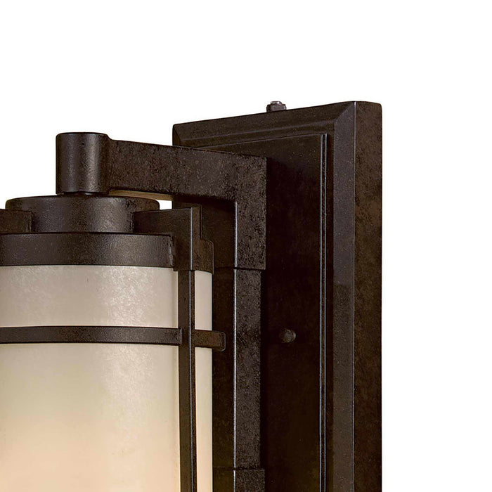 Andrita Court Outdoor Wall Light in Detail.