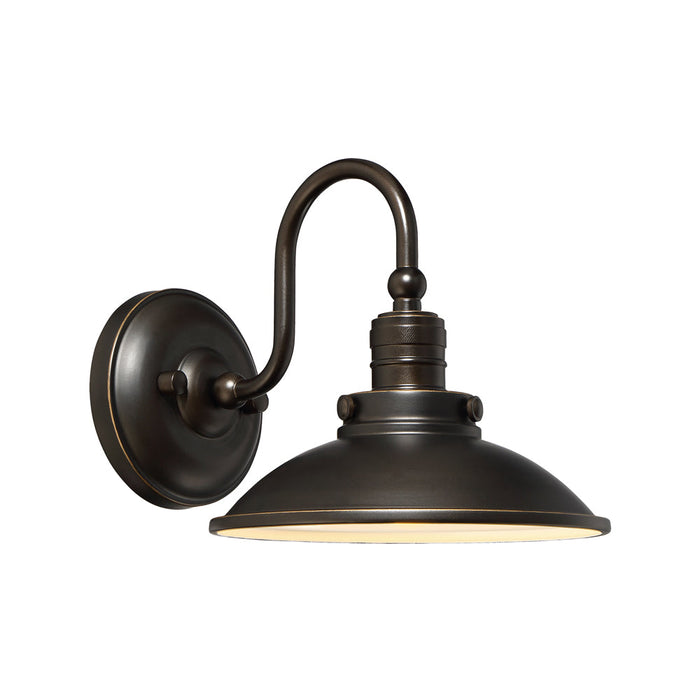 Baytree Lane Outdoor LED Wall Light in Oil Rubbed Bronze/Gold Highlights (8.5-Inch).