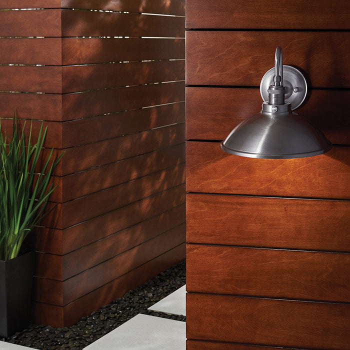 Baytree Lane Outdoor LED Wall Light in Outside Area.