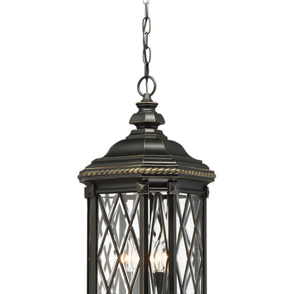 Bexley Manor Outdoor Pendant Light in Detail.